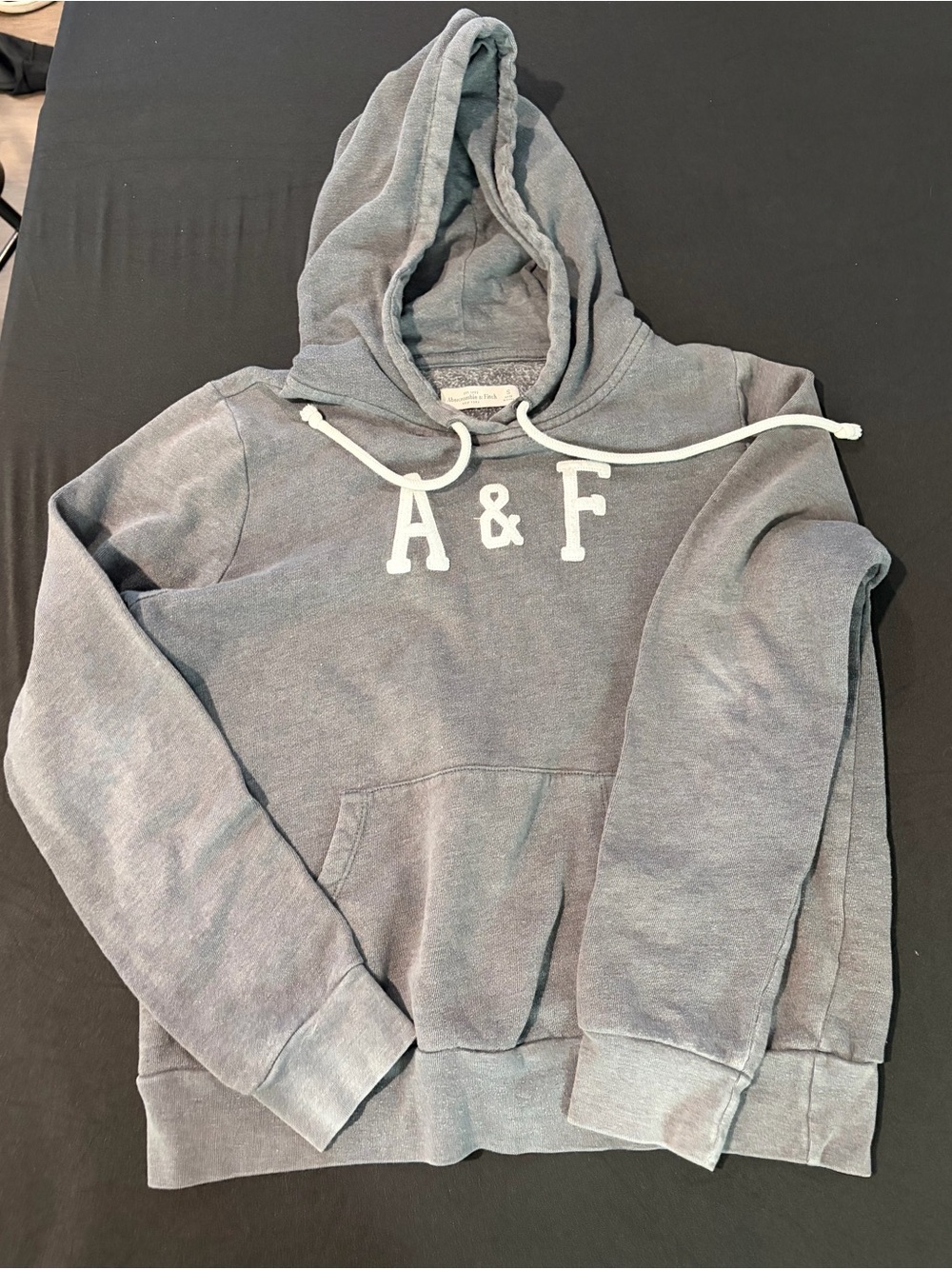 Abercrombie & Fitch Blue-Gray Zip Up Hoodie